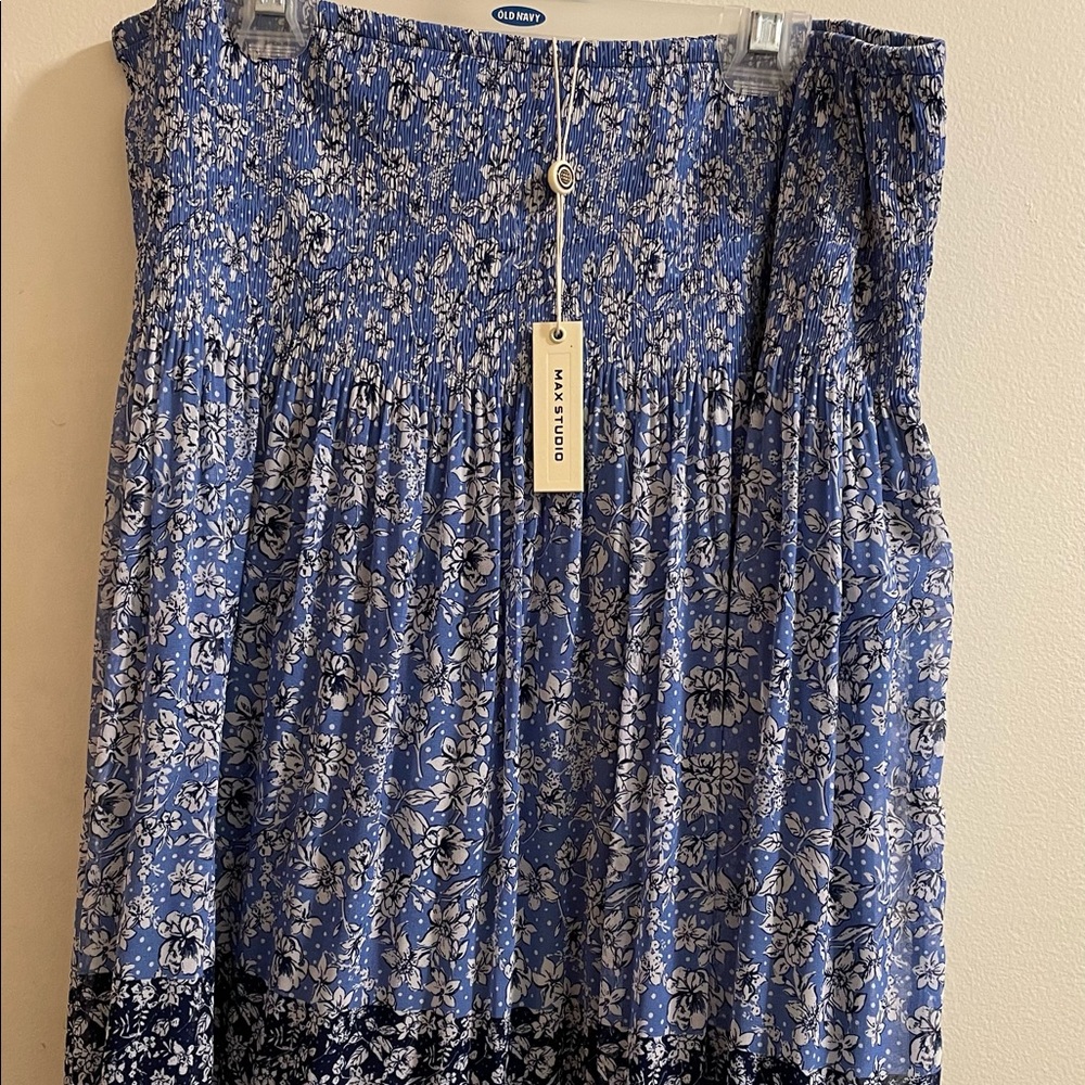 Max Studio elastic-waist skirt